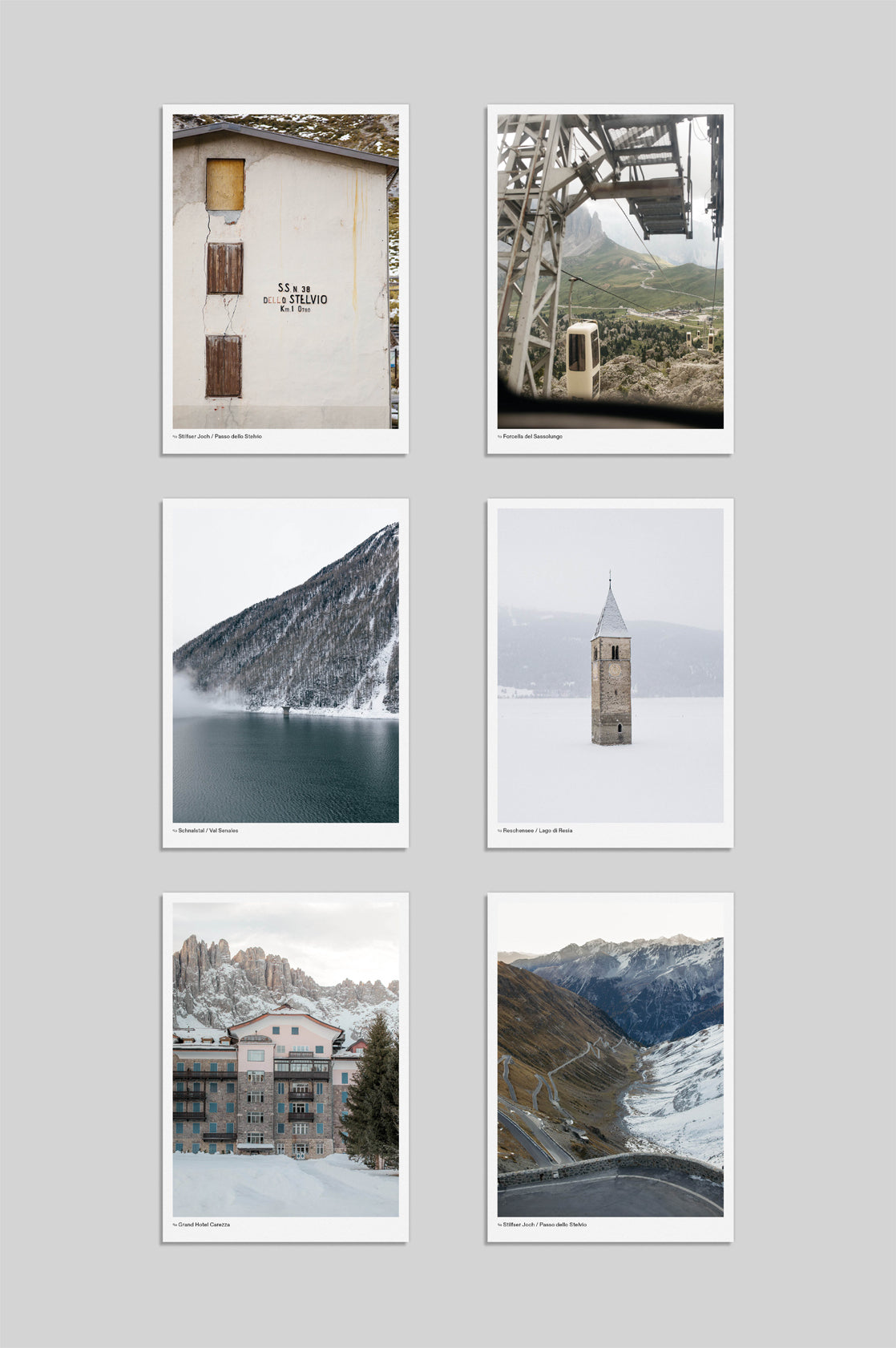 Postkartenset Südtirol