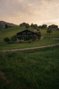 Bauernhaus in Zweisimmen, Schweiz
